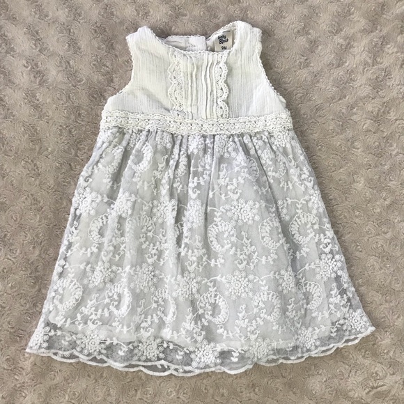 OshKosh B'gosh Other - Baby B’Gosh Lace Dress 9 Months Cream Off White
